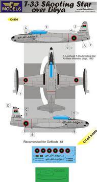  LF Models  1/144 Lockheed T-33A Shooting Star over Libya LFMC4490