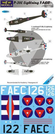  LF Models  1/48 Lockheed P-38L Lightning FAEC LFMC4816
