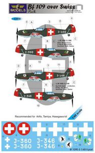  LF Models  1/48 Messerschmitt Bf.109E-3 over Swiss Part II LFMC4818