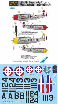 Republic F-47D Thunderbolt Dominican service #LFMC48235