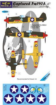  LF Models  1/48 Captured Focke-Wulf Fw.190A Part I (designed to be used with Eduard kits) LFMC4845