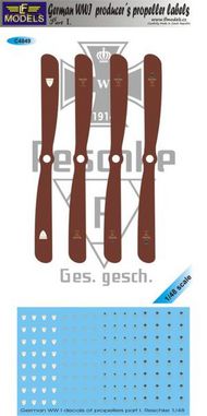  LF Models  1/48 German WWI propeller manufacturer logo's - Part I LFMC4849
