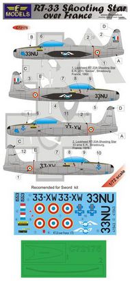  LF Models  1/72 Lockheed RT-33 Shooting Star over France (designed to be used with Sword kits) LFMC72175