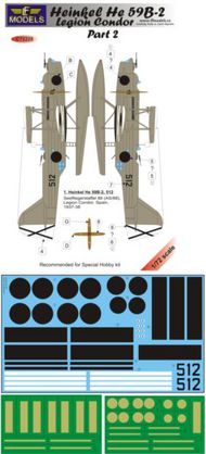  LF Models  1/72 Heinkel He.59B-2 Legion Condor Part 2. For Special Hobby kit. LFMC72225