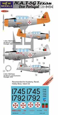  LF Models  1/72 North American T-6G Texan over Portugal LFMC72249
