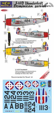 Republic F-47D Thunderbolt Dominican service #LFMC72294