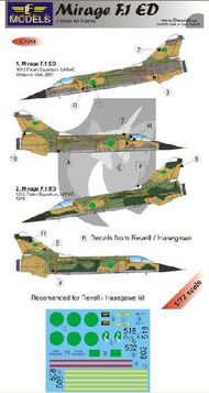  LF Models  1/72 Dassault Mirage F.1 ED (Libyan Air Force) LFMC7258