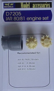  LF Models  1/72 IAR IAR-80/IAR-81 engine set (designed to be used with the A Model kits) LFMD7205