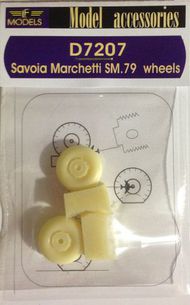  LF Models  1/72 Savoia-Marchetti SM.79 SPARVIERO main wheels (designed to be used with Airfix, Italeri and Trumpeter kits) LFMD7207
