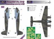 Henschel Hs.129B Camouflage Painting Mask #LFMM3249