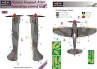 Hawker Tempest Mk.V Camouflage Pattern Paint Mask #LFMM3272