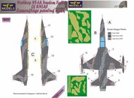  LF Models  1/32 NF-5A Freedom Fighter of RNLAF camouflage pattern paint masks LFMM3274