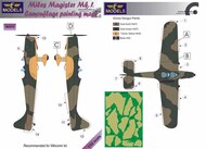 Miles Magister Mk.I. Camouflage Pattern Paint Mask #LFMM3275