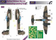 Westland Whirlwind Mk.I Late Camouflage Pattern Paint Mask #LFMM3277