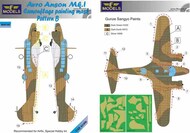 Avro Anson Mk.I. Pattern B Camouflage Pattern Paint Mask #LFMM48108
