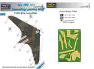 Horton Ho.229A Part 2. 2 colour camouflage pattern paint mask #LFMM48139