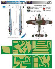  LF Models  1/48 Dornier Do.17E-1 over Spain camouflage pattern paint mask (designed to be used with Hobbycraft kits) LFMM4822