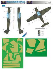  LF Models  1/48 Messerschmitt Bf.108B Taifun camouflage pattern paint mask designed to be used with Eduard kits) LFMM4826