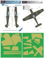 Messerschmitt Bf.109E Early Pt II camouflage pattern paint mask (designed to be used with Eduard, Tamiya, Hasegawa and Airfix kits) #LFMM4832