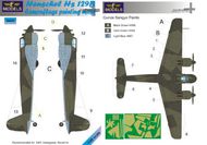 Henschel Hs.129B camouflage pattern paint mask (designed to be used with AMT, Hasegawa and Revell kits) #LFMM4859