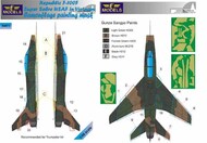  LF Models  1/48 North-American F-100F Super Sabre USAF in Vietnam camouflage pattern paint mask type 2 LFMM4873