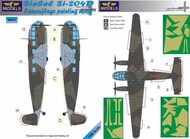 Siebel Si.204D camouflage pattern paint mask #LFMM4874