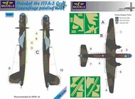 Heinkel He.177A-3 Greif  camouflage pattern paint mask #LFMM4885