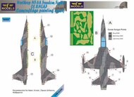  LF Models  1/48 Northrop NF-5A Freedom Fighter of RNLAF camouflage pattern paint masks LFMM4898