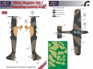 Miles Magister Mk.I. Camouflage Pattern Paint Mask* #LFMM72108