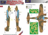 Avro Anson Mk.I. Pattern A camouflage pattern paint masks #LFMM72116