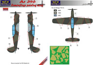  LF Models  1/72 Arado Ar.396 Camouflage Pattern Paint Mask LFMM72142