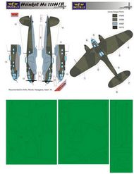 Heinkel He.111H/He.111P camouflage pattern paint mask #LFMM7220