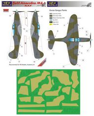  LF Models  1/72 Bell Airacobra Mk.I RAF camouflage pattern paint mask LFMM7225