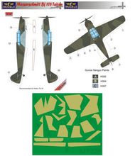 Messerschmitt Bf.108B Taifun camouflage pattern paint mask #LFMM7228