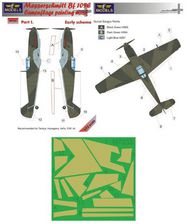 Messerschmitt Bf.109E Early scheme Pt I camouflage pattern paint mask #LFMM7233