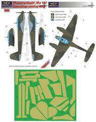Messerschmitt Me.410 camouflage pattern paint mask #LFMM7239
