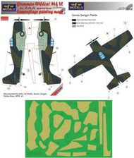 Grumman Martlet Mk.VI FAA service camouflage pattern paint mask #LFMM7242
