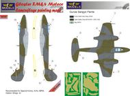  LF Models  1/72 Gloster Meteor F.Mk.4 camouflage pattern paint mask LFMM7256