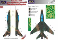  LF Models  1/72 North-American F-100F Super Sabre USAF in Vietnam camouflage pattern paint mask type 2 LFMM7278
