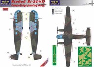 LF Models  1/72 Siebel Si.204D camouflage pattern paint mask (designed to be used with KP LFMM7279