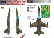 Northrop F-5F Freedom Fighter USAF in Vietnam camouflage pattern paint mask #LFMM7285