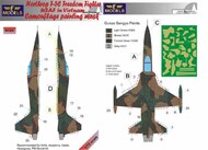  LF Models  1/72 Northrop F-5C Freedom Fighter USAF in Vietnam camouflage pattern paint mask LFMM7286