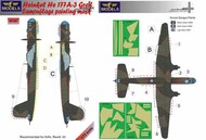  LF Models  1/72 Heinkel He.177A-3 Greif camouflage pattern paint mask LFMM7292