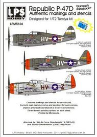  LPS  1/72 Gabreski's Razorbacks P-47D-5-RE, s/n 42-8458 LPM72004