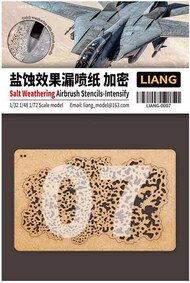  Liang Products  1/32 Salt Weathering Airbrush Stencils-Intensify LIG-0007