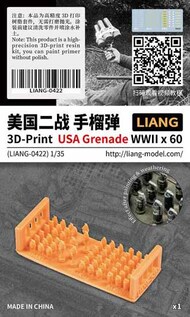 3D-Print  USA Grenade WWII x 60 #LIG-0422
