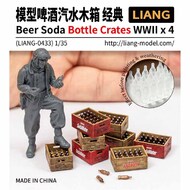  Liang Products  1/35 Beer Soda Bottle Crates WWII x 4 LIG-0433