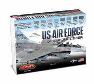 US Air Force Gray 1970-Present Camouflage Acrylic Set (8 22ml Bottles) #LFCCE1
