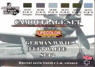  Life Color Paints  NoScale German WWII Luftwaffe #2 Camouflage Acrylic Set LFCCS7