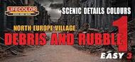 Northern Europe Village Debris & Rubble Scenic Details Colors #1 Acrylic Set (3 22ml Bottles) (D)<!-- _Disc_ --> #LFCMS7